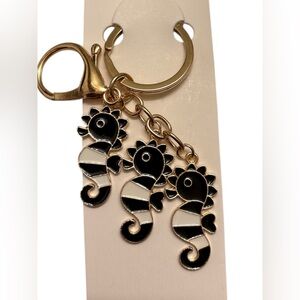Seahorse Key Ring Or Bag Charm Assorted Colors